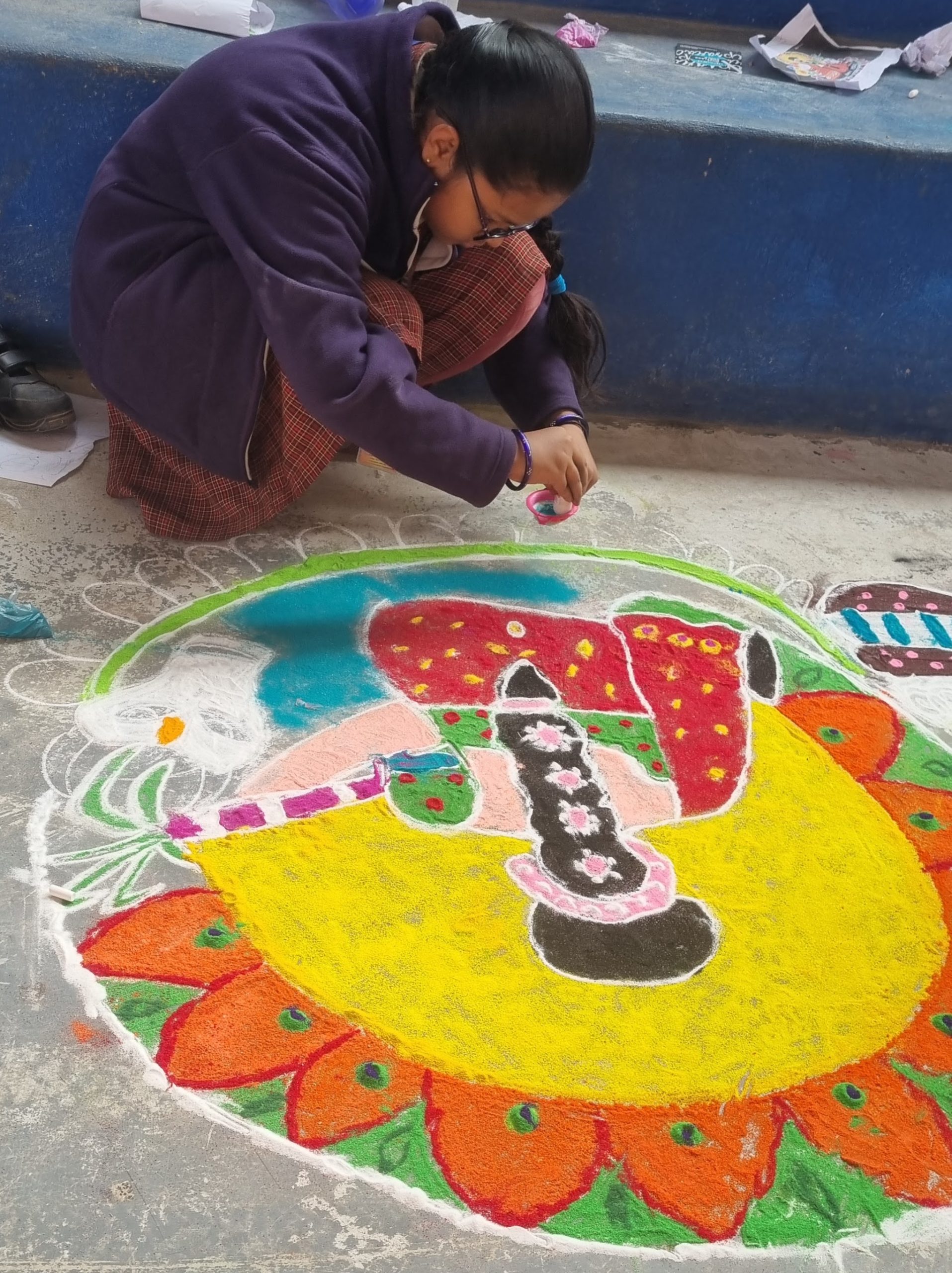 Rangoli Competition 2024 – Don Bosco School